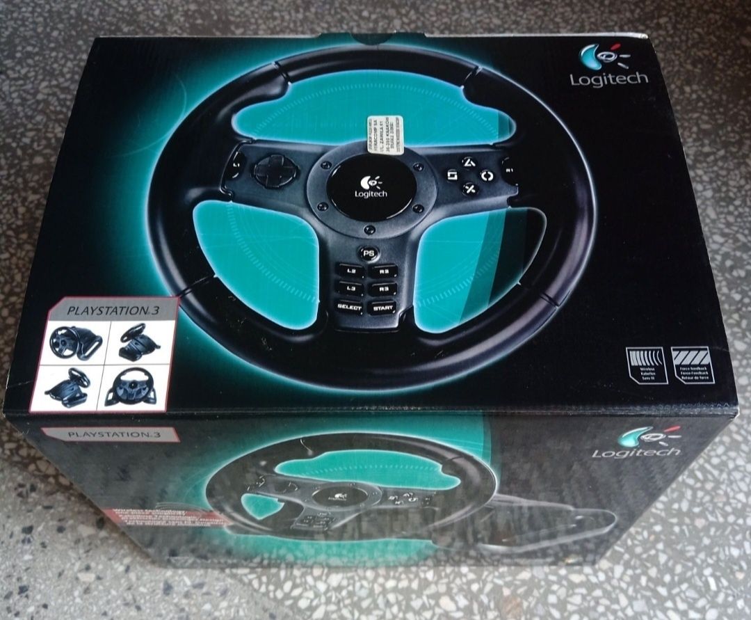 Kierownica LOGITECH dla PS3 - Driving Force Wireless.