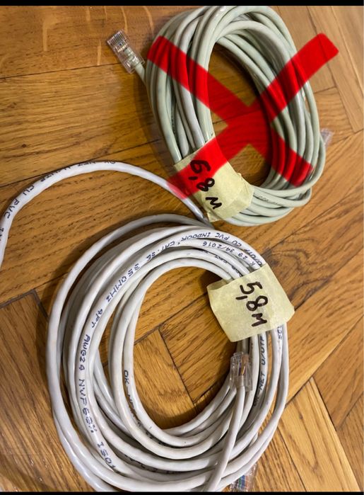 Інтернет кабель Lan RJ-45 , вита пара