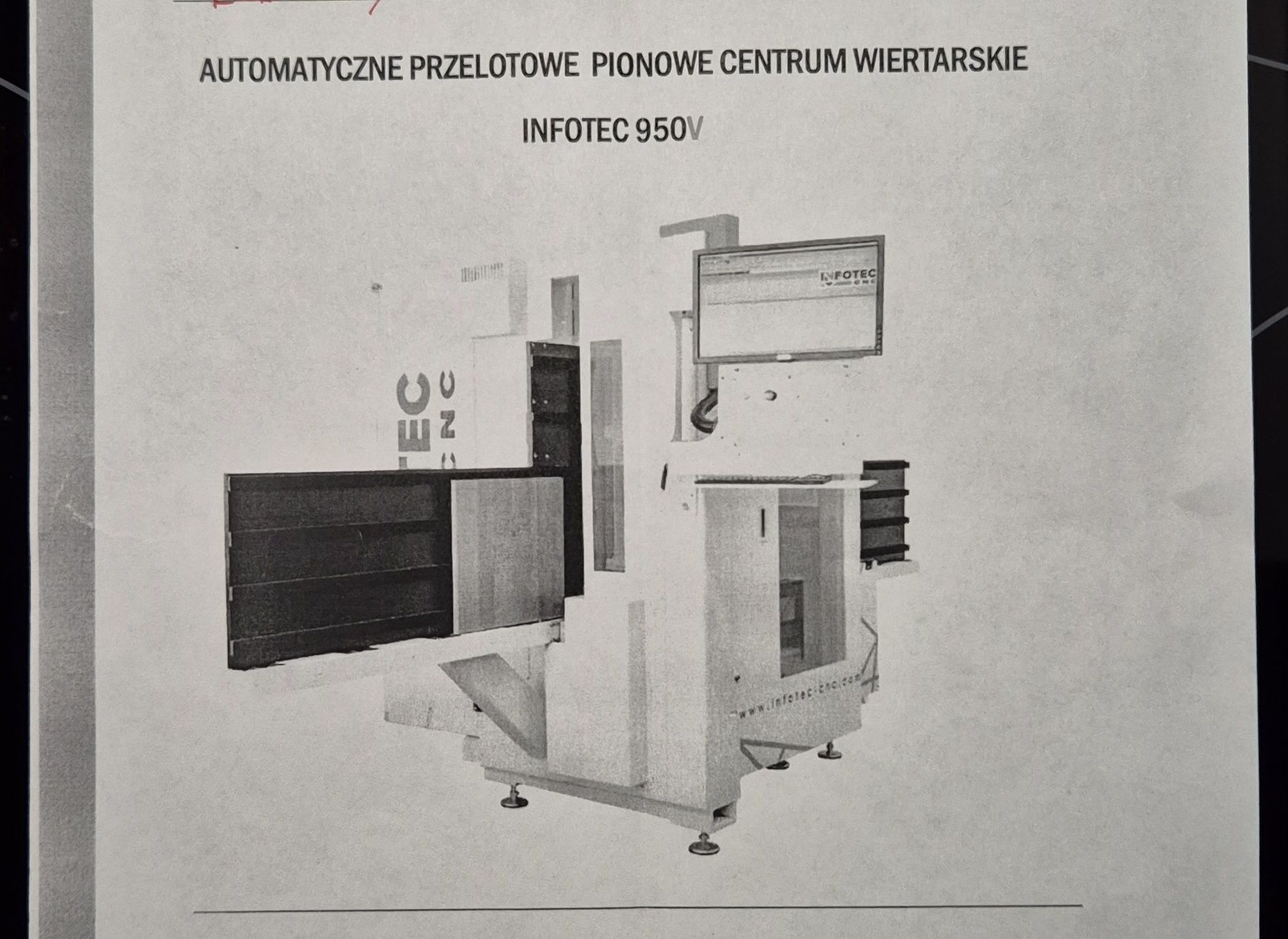 Centrum wiertarskie INFOTEC 950V