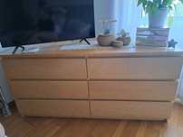 Cómoda IKEA bétula 6 gavetas