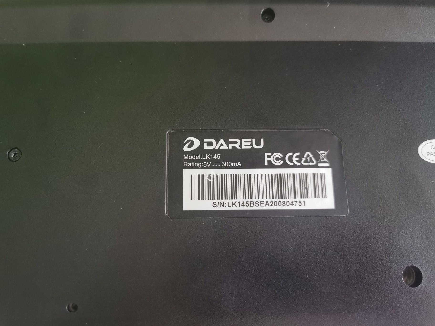 Klawiatura gamingowa dareu LK145