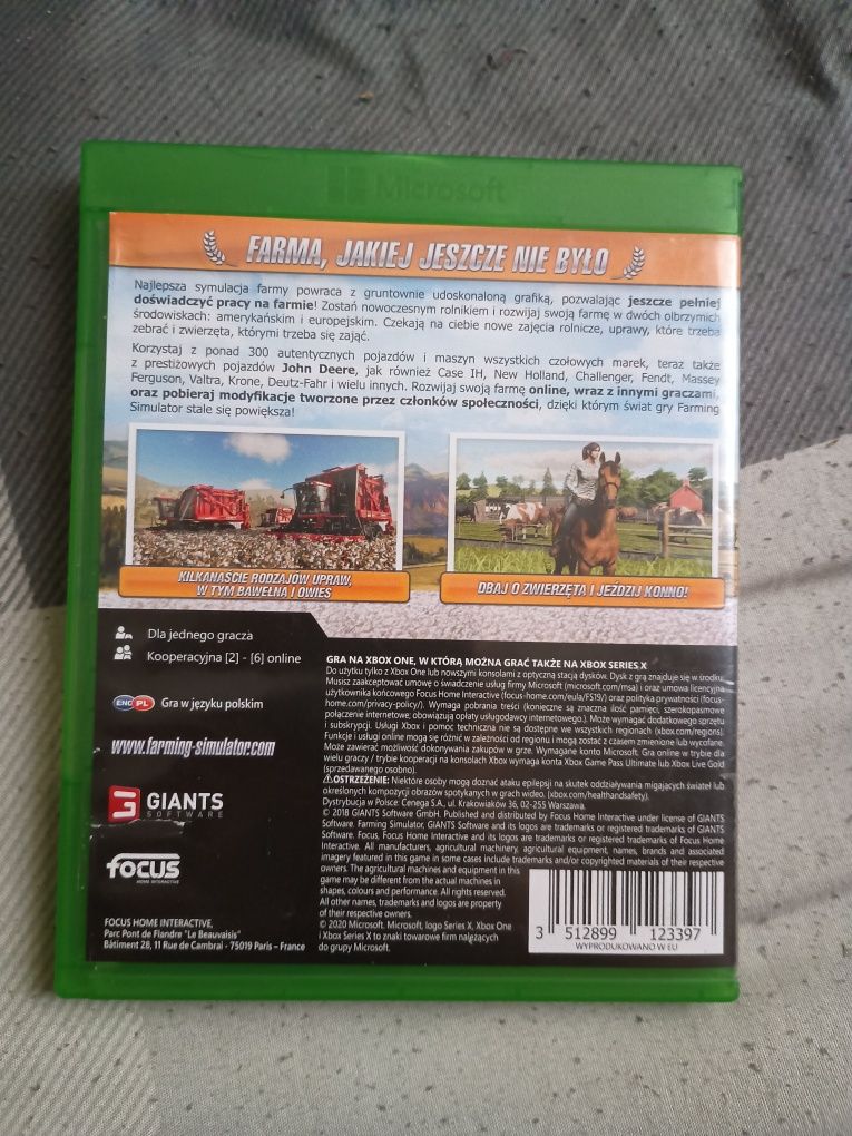 Sprzedam farming Simulator 19