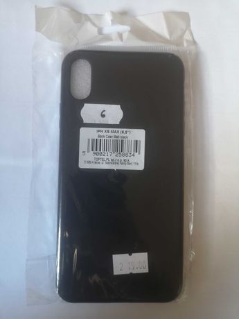 iPhone XS MAX Matt black back case / etui na tył telefonu / plecki