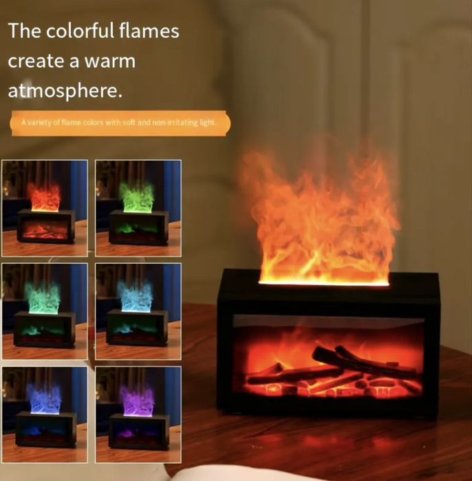 Увлажнитель воздуха с эффектом камина/зволожувач повітря/диффузор