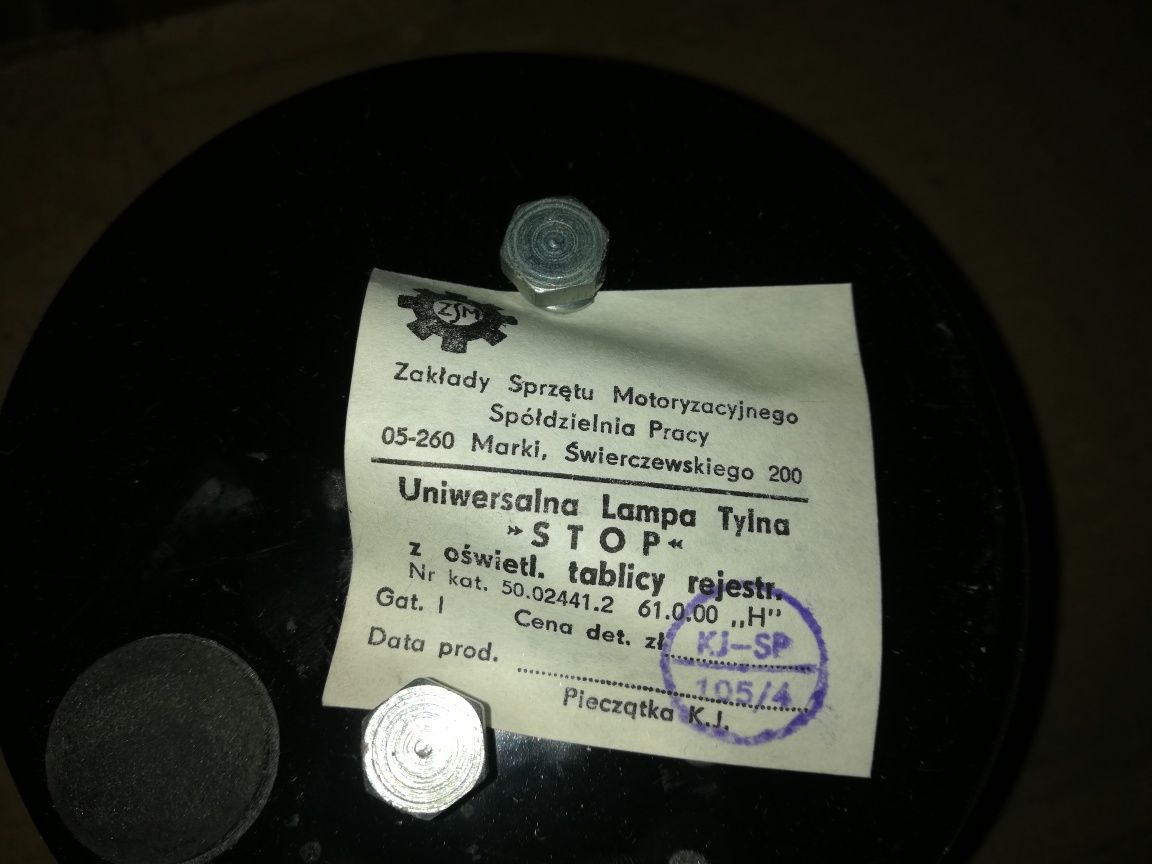 Lampa tylna Ursus C330 328 PRL Oryginalne