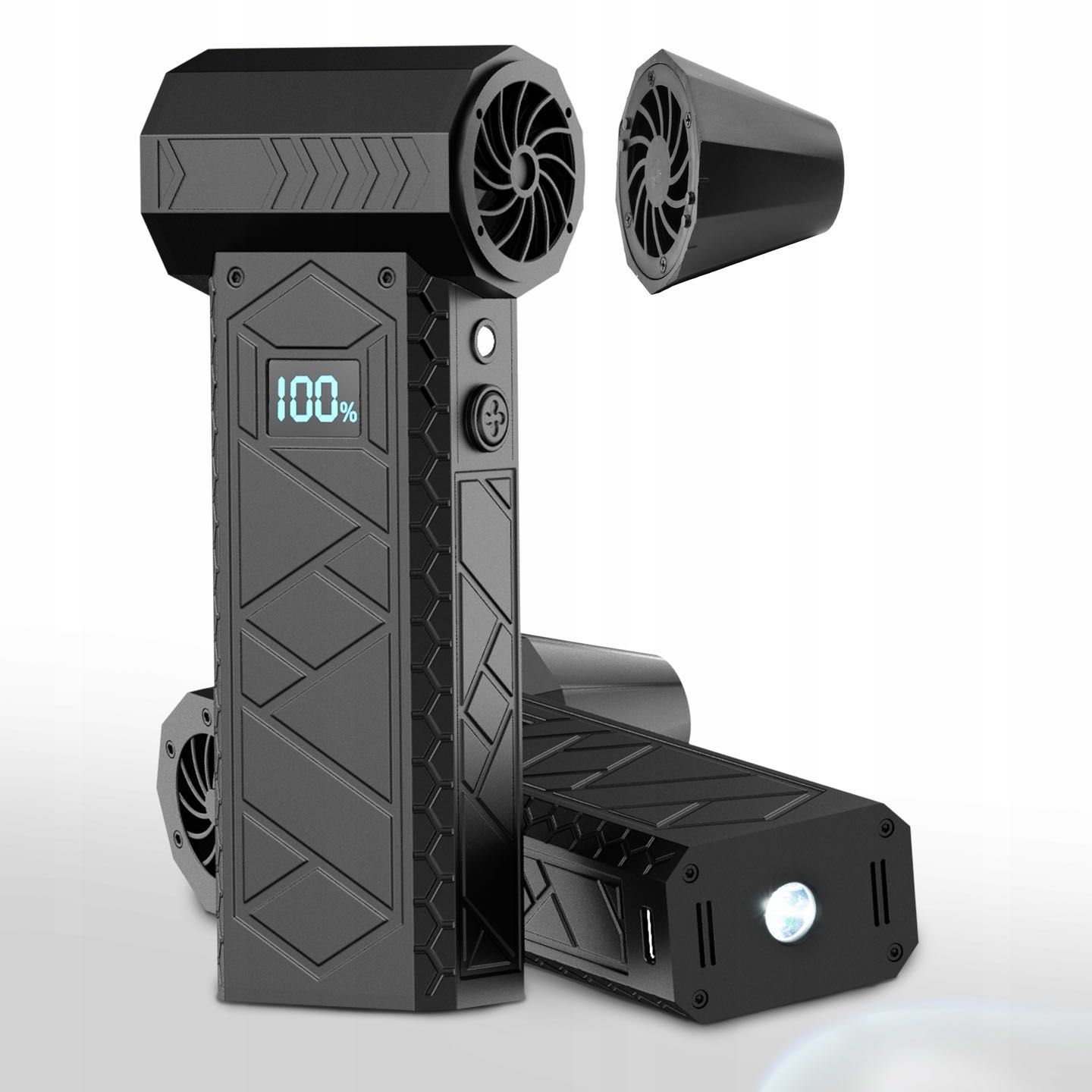 Mini Dmuchawa Wielofunkcyjna TURBO JET FAN Model 2025 LCD Wyświetlacz