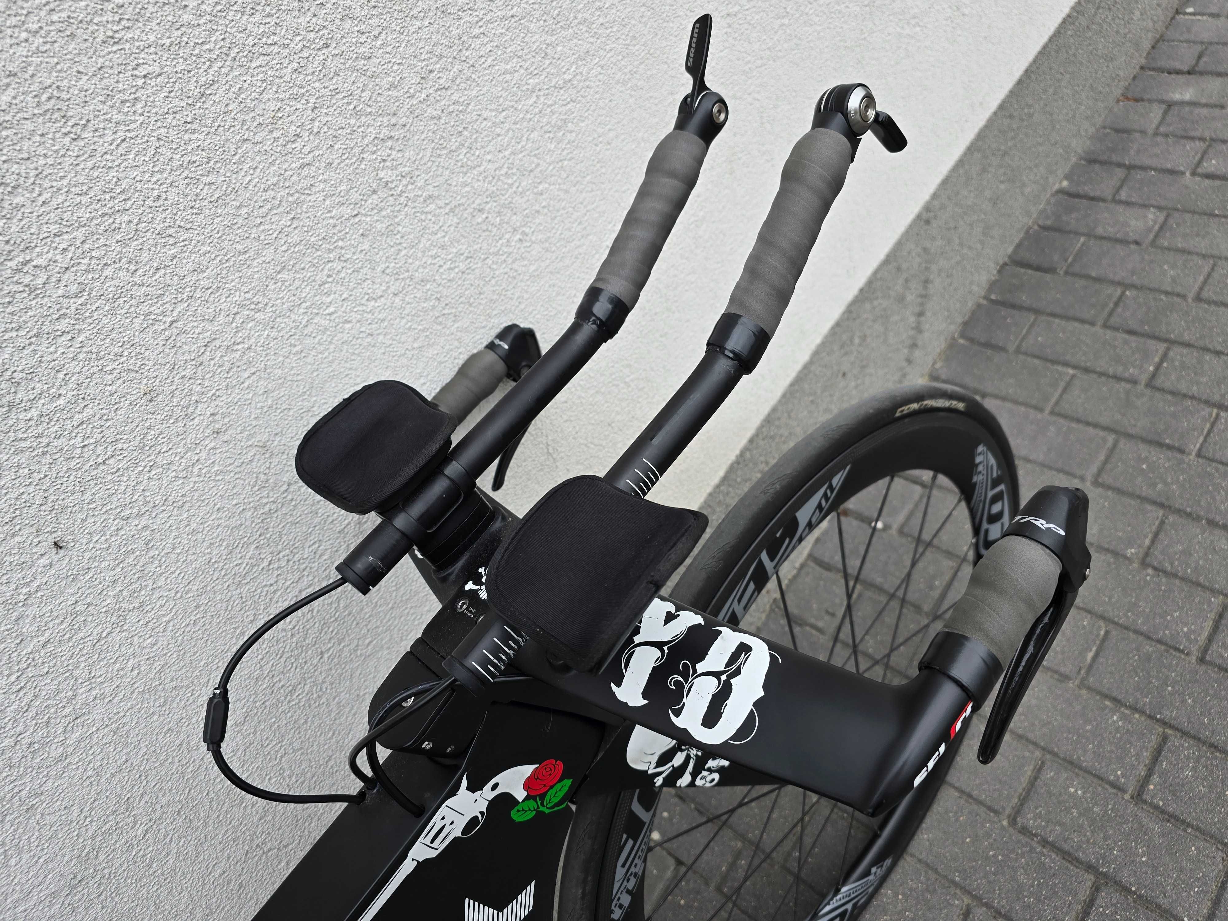 Planet x exocet 3 sram force roz S carbon karbon triathlon stan igła