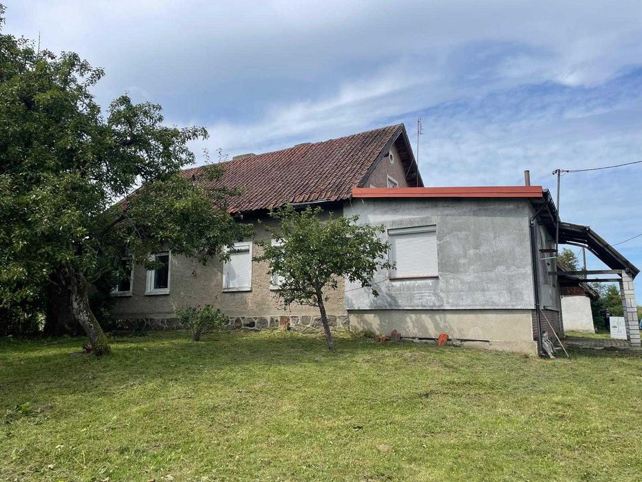 Działka 30 arów+Dom i dwa budynki gospodarcze-Blisko Mazurskich jezior