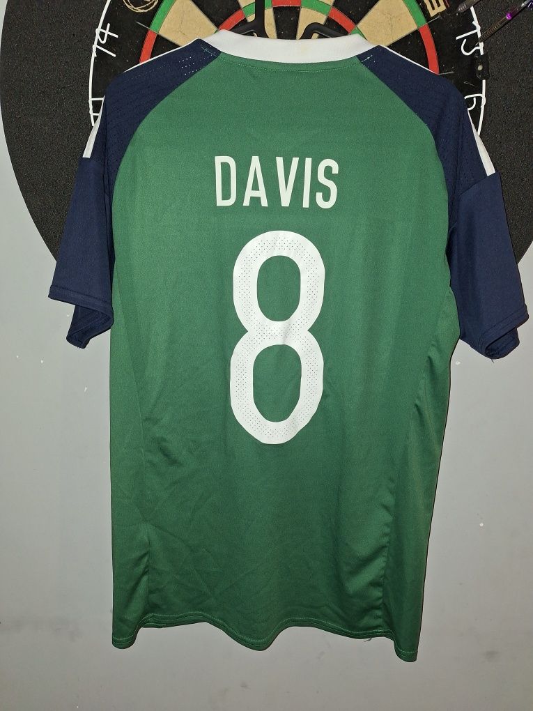 koszulka piłkarska meczowa Northern Ireland #8 Davis, adidas, jersey