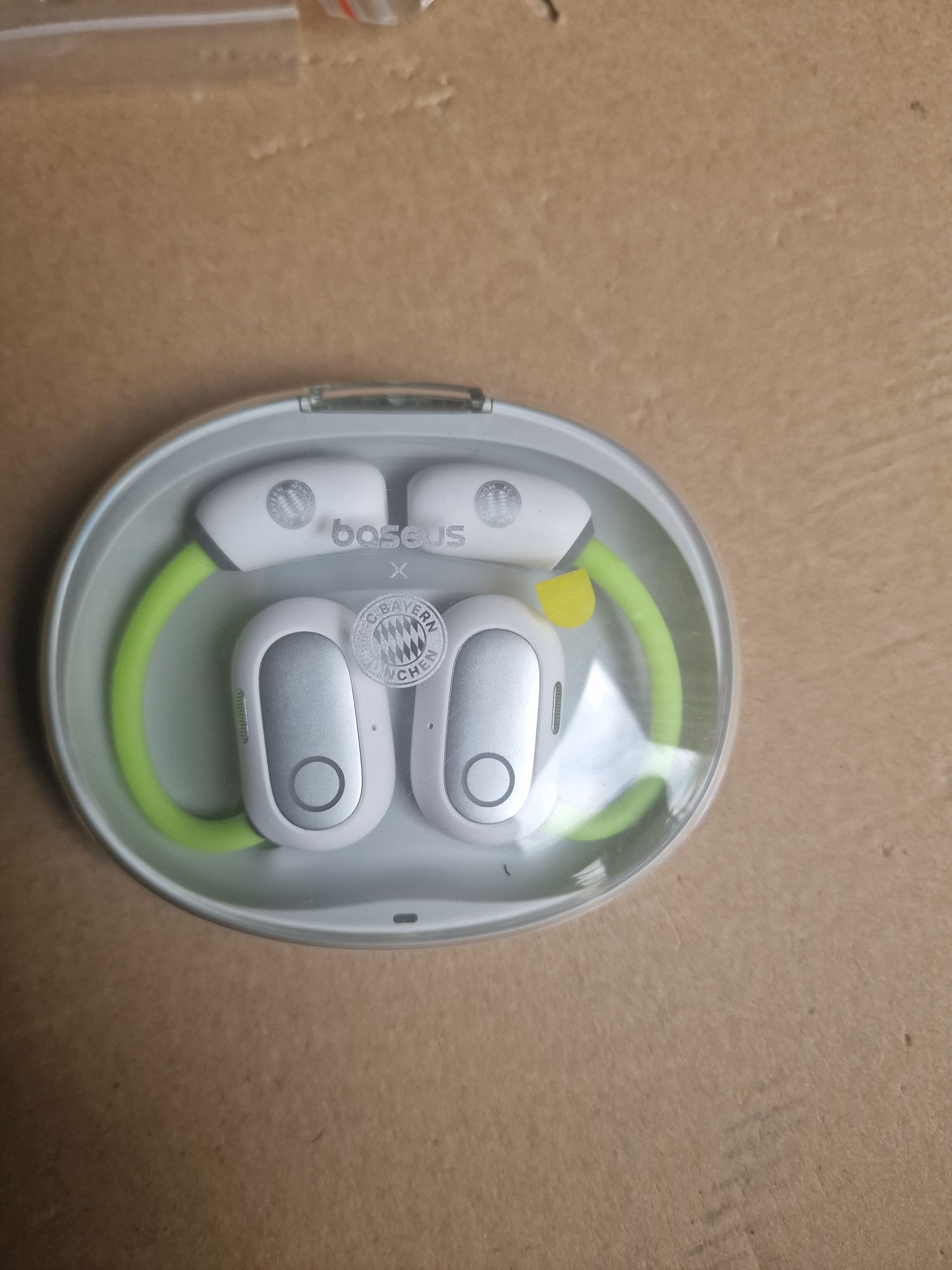 Sluchawki Bluetooth Baseus Eli Sport 1 Open-Ear TWS Aurora zielony no
