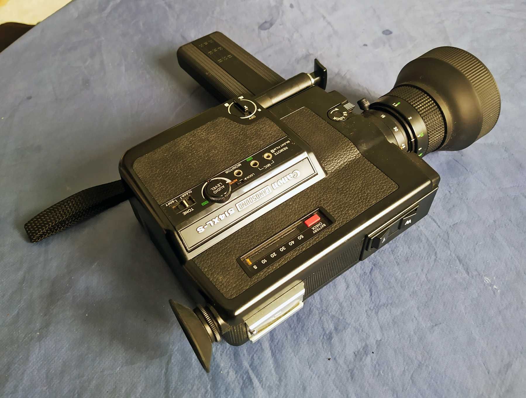 Câmera de filme Canon Canosound 514XL-S Filme Super 8 8mm
