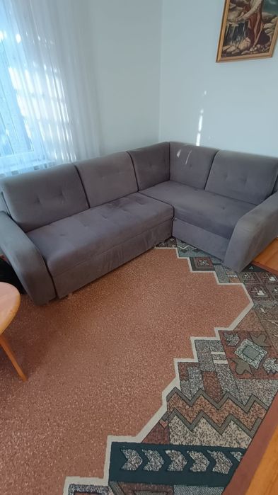 Narożnik rozkładana Willy - BRW,  kolor szary