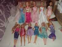 MEGA DUŻY zestaw lalek typu Barbie 35 sztuk + 11x małe + 115 dodatków