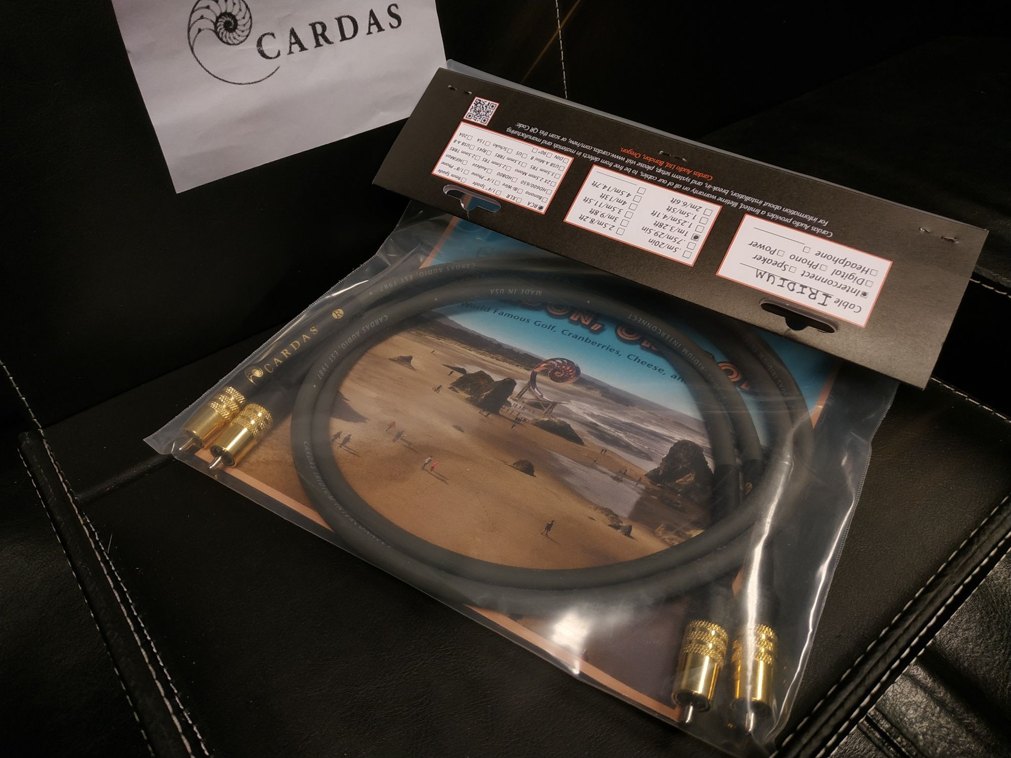 Cardas Iridium interkonekt RCA Trans Audio HiFi