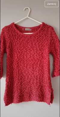 Sweterek XS S czerwony