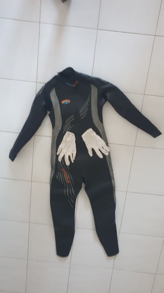 Blueseventy Fato térmico de mergulho modelo Reaction homem