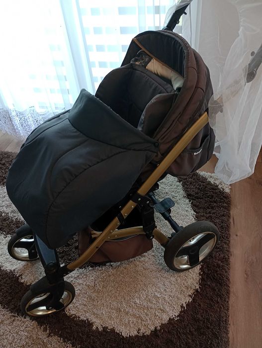 Wózek niemowlęcy 3w1 + baza ISOFIX