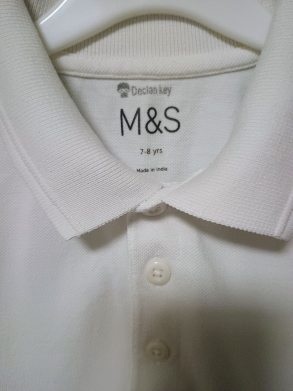 Дитяча фірмова кофта поло M&S з довгим рукавом 128см