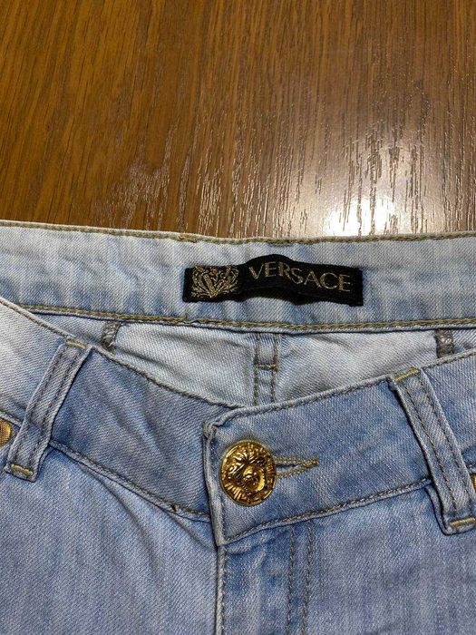 Джинсові штани Versace Denim Medusa Blue