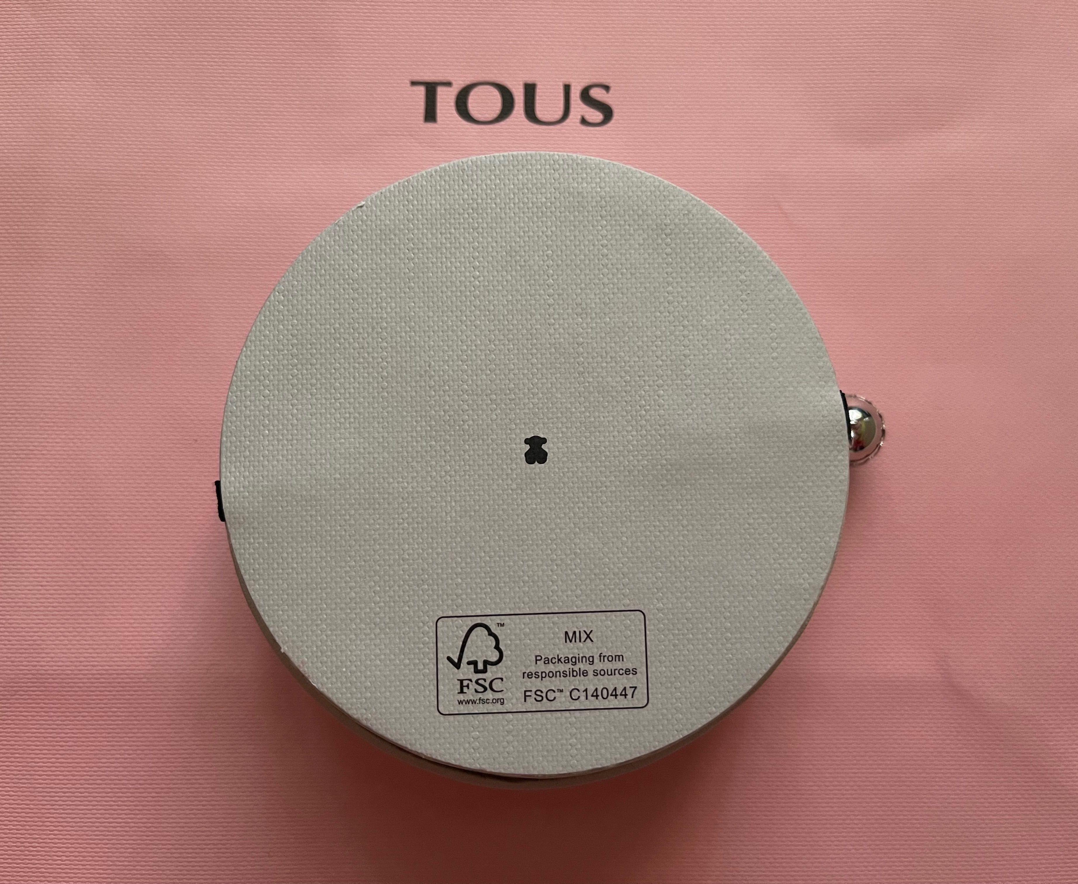 Tous pudełko szare 10 cm nowe 1 sztuka