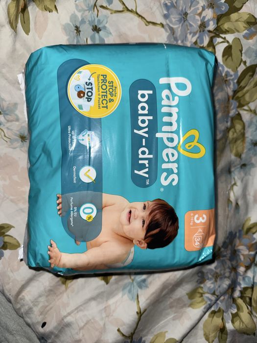 Памперси є від 1 по 3 розмір