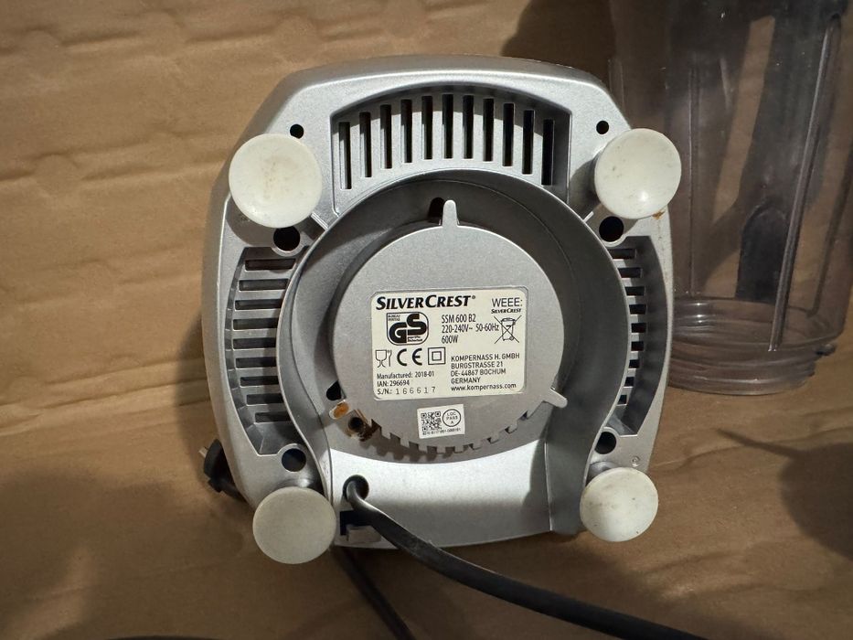 Blender kielichowy Silver Crest SSM 600 Germany