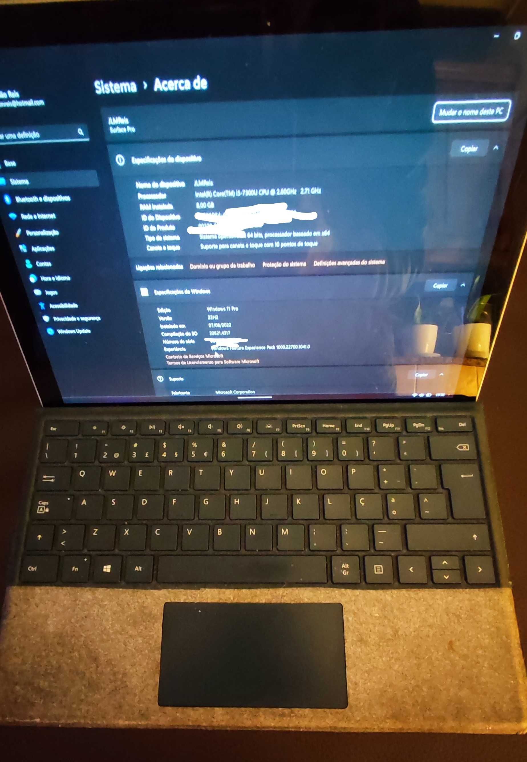 Computador Surface pro 5