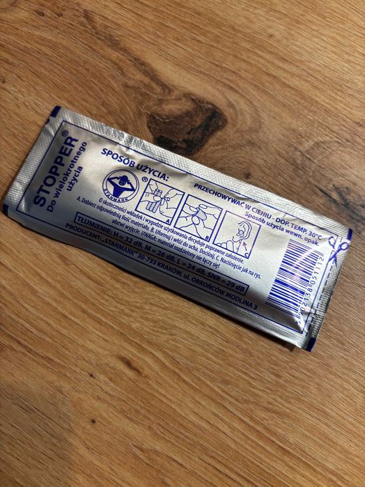 STOPPER Zanmark zatyczki do uszu stopery 10 szt.