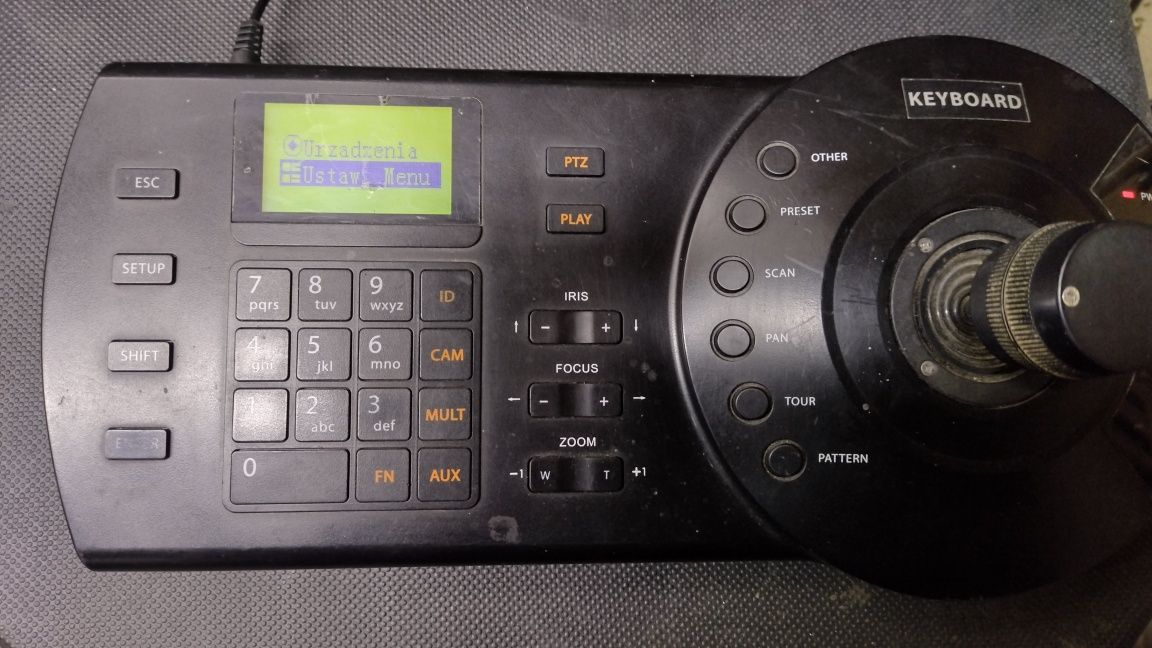 Kamery sterowanie Network Keyboard