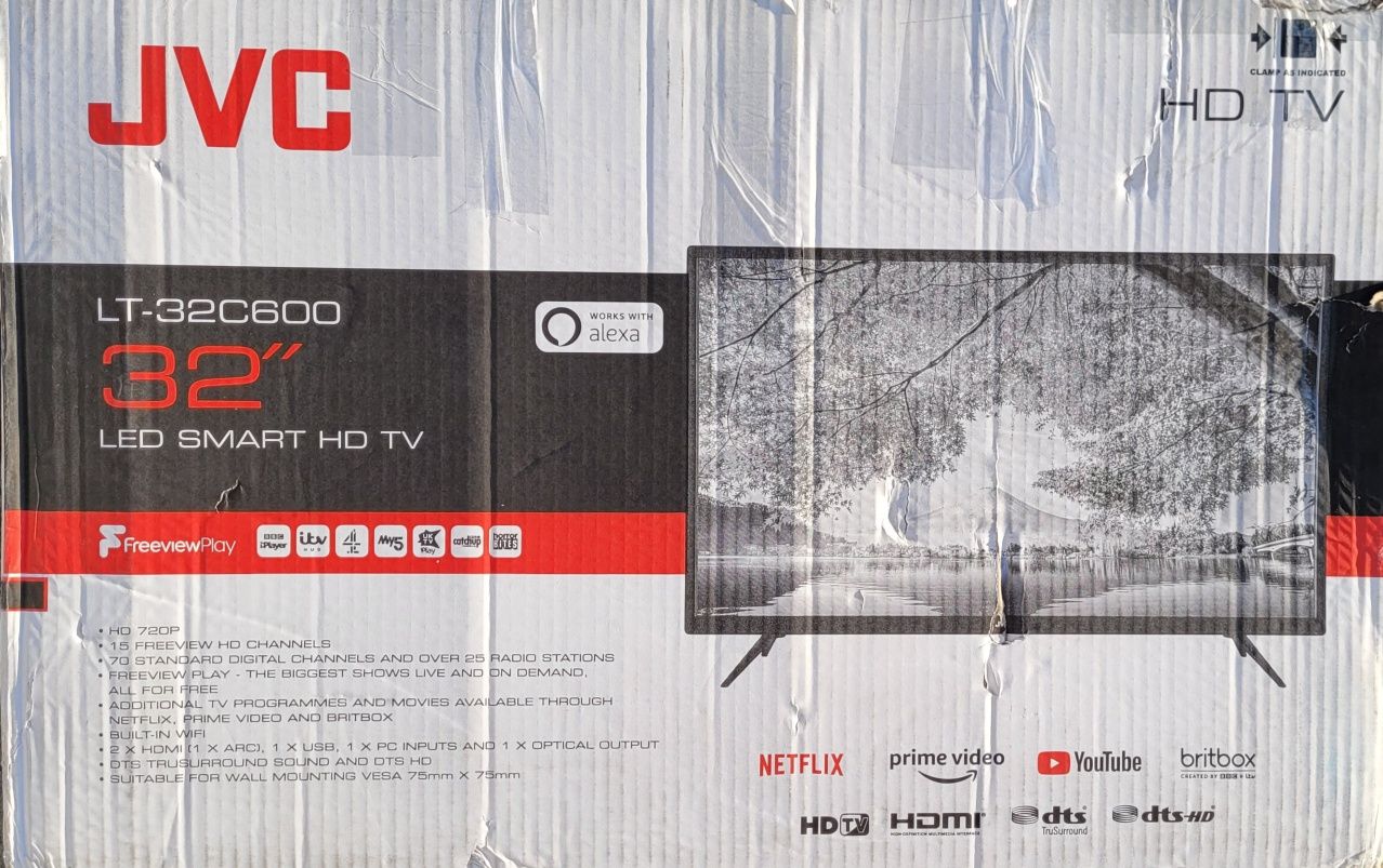 Telewizor LED 32 cale JVC Smart TV wifi NETFLIX gwarancja