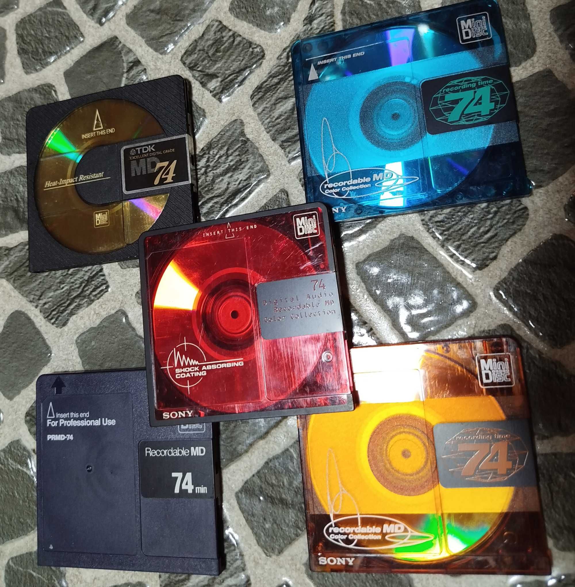 Discos Mini Disc MDs