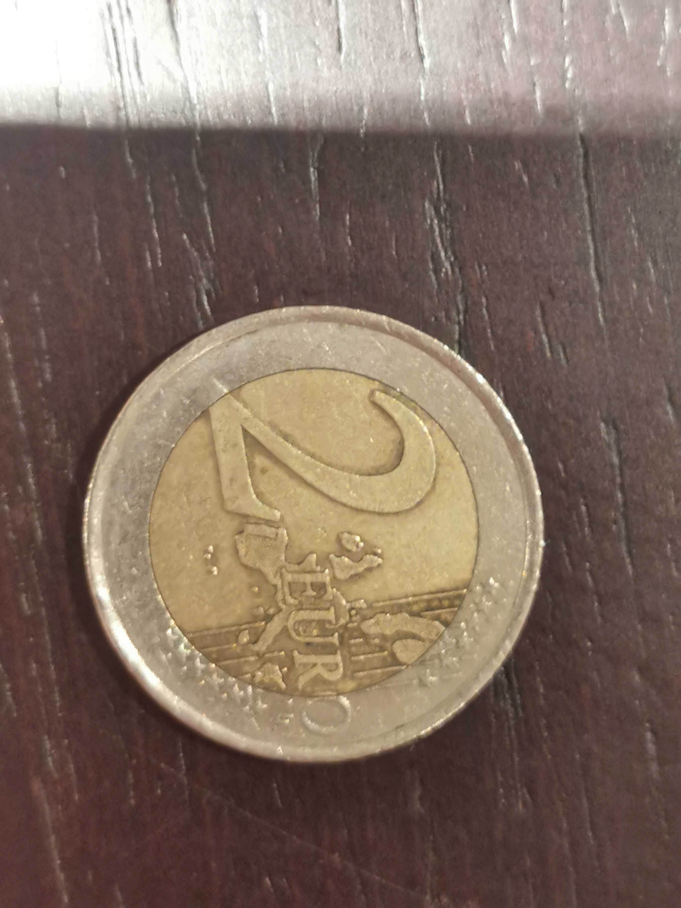 Moeda 2 Euro França c/defeito