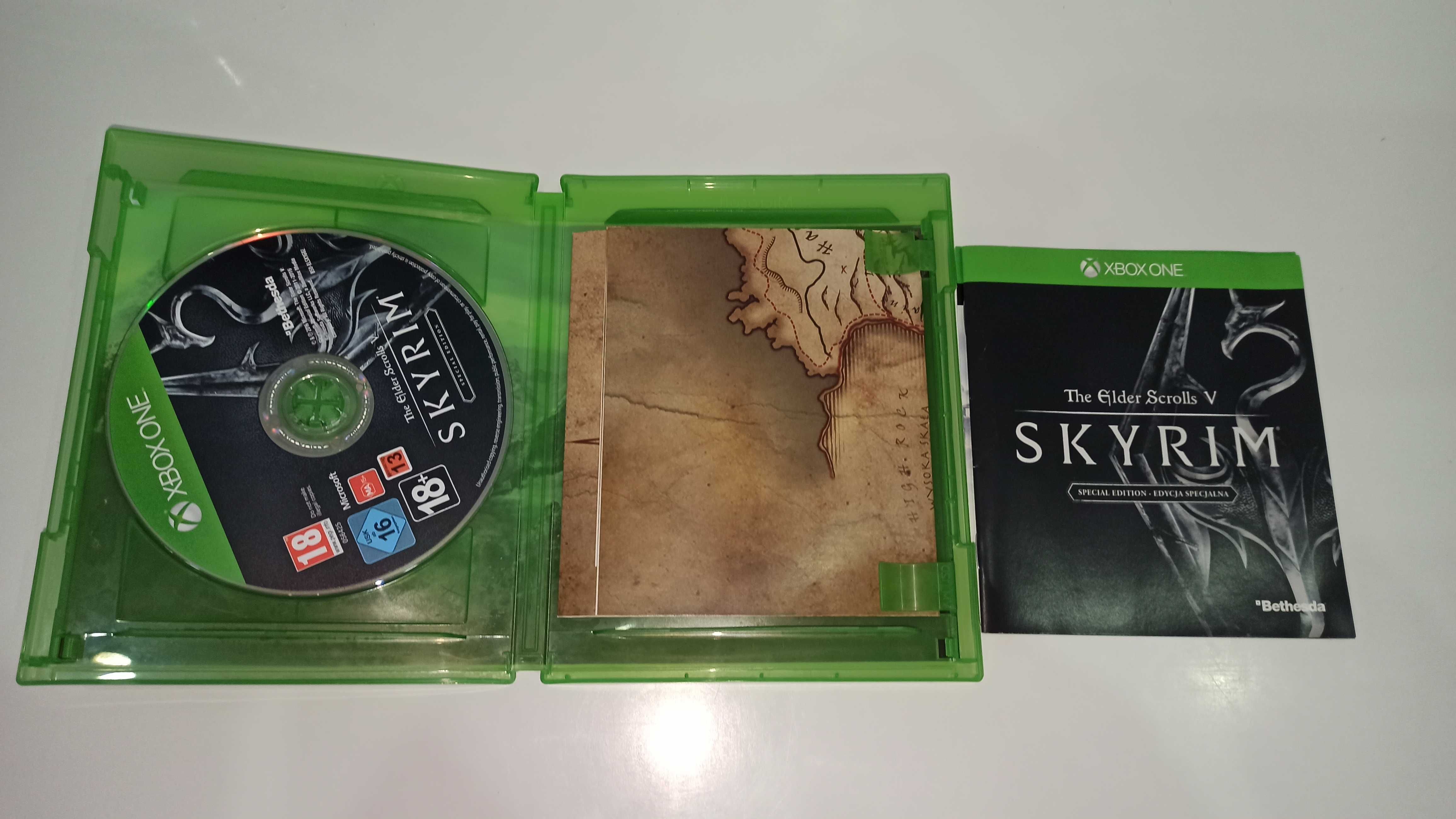 xbox one SKYRIM PL postacie mówią po polsku gra RPG, rycerze, smoki