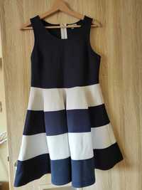 Sukienka w stylu marynarskim, L