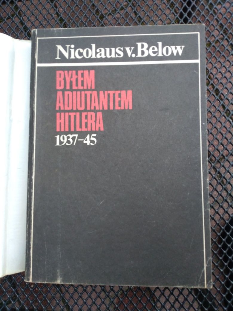 Książka Byłem adiutantem Hitlera