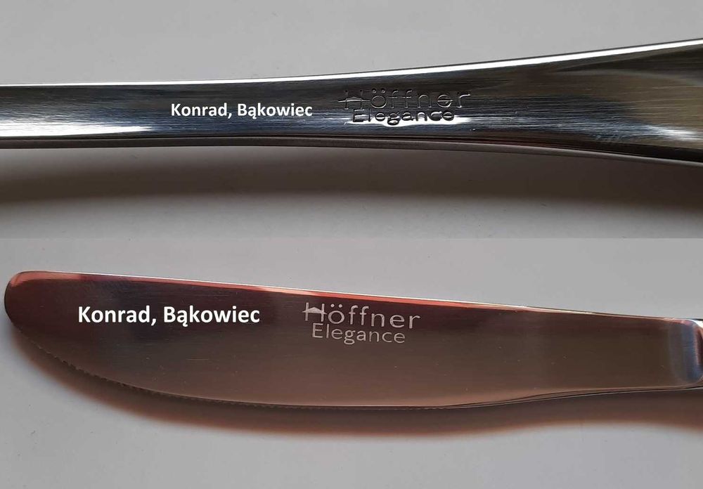 HOFFNER Zestaw sztućców 24 elementy Satyna, Komplet Sztućce 6 osobowe