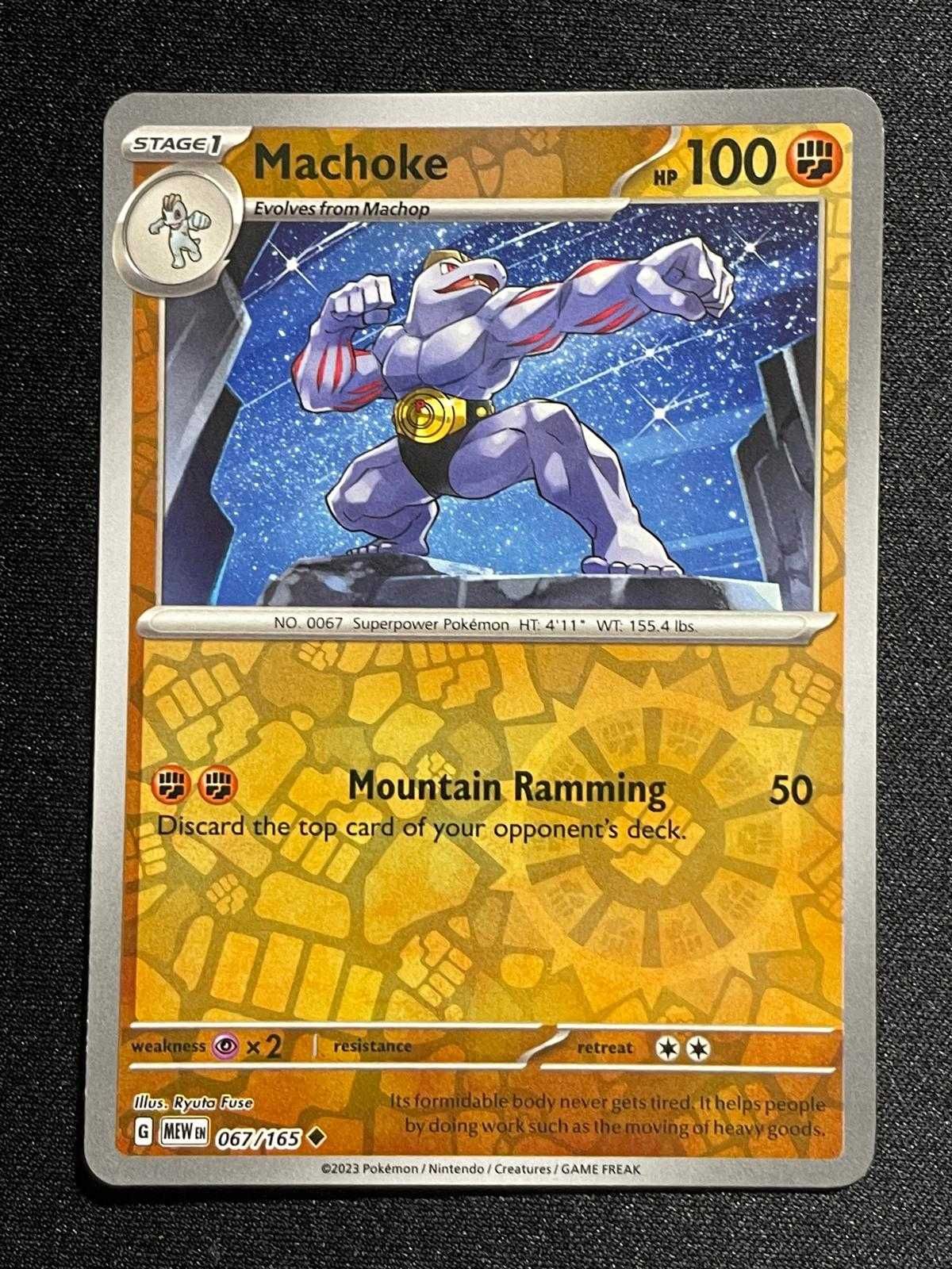 Carta Pokémon Machoke 67/165 Scarlet & Violet 151