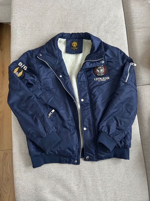 Kurtka ala pilotka męska ocieplana L