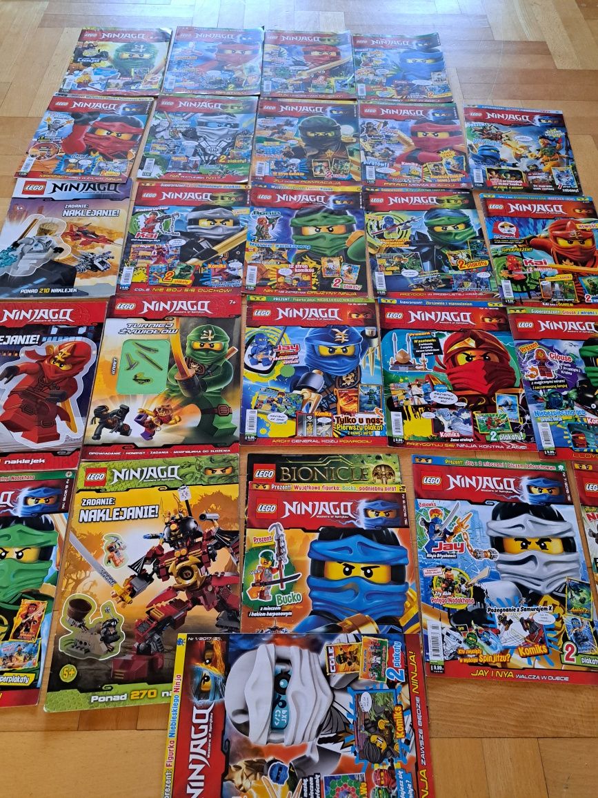 Zestaw gazetek Lego Ninjago plakaty