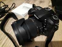 Aparat Nixon D7200 korpus plus obiektyw sigma