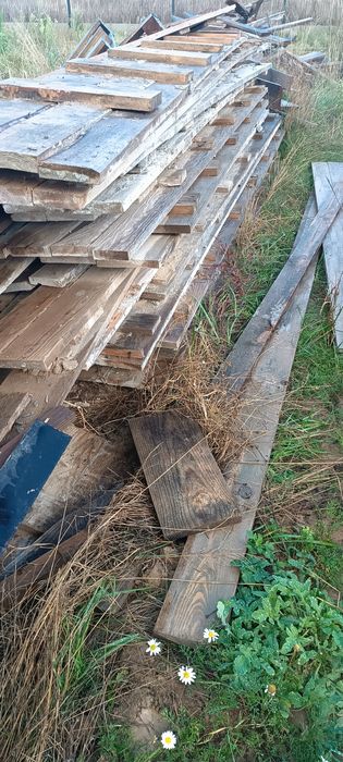 Deski szalunkowe po budowie