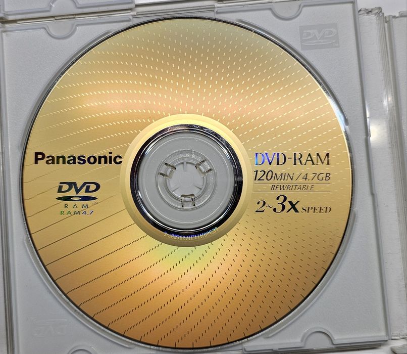 Płyty Panasonic DVD-RAM 2-3X 10 sztuk