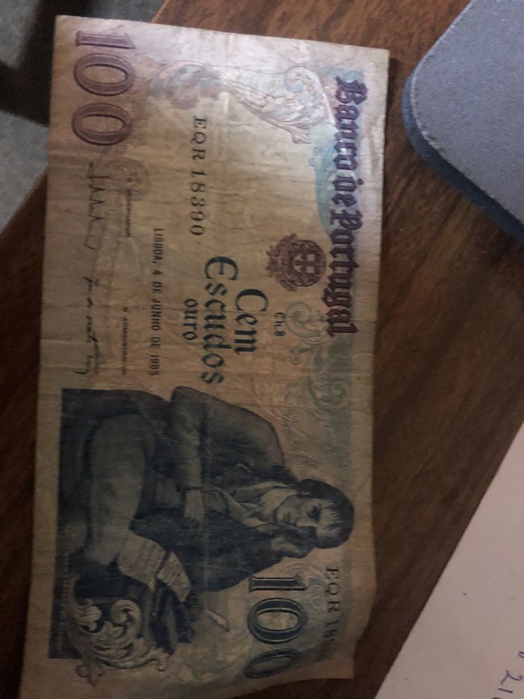 Nota de 100escudos