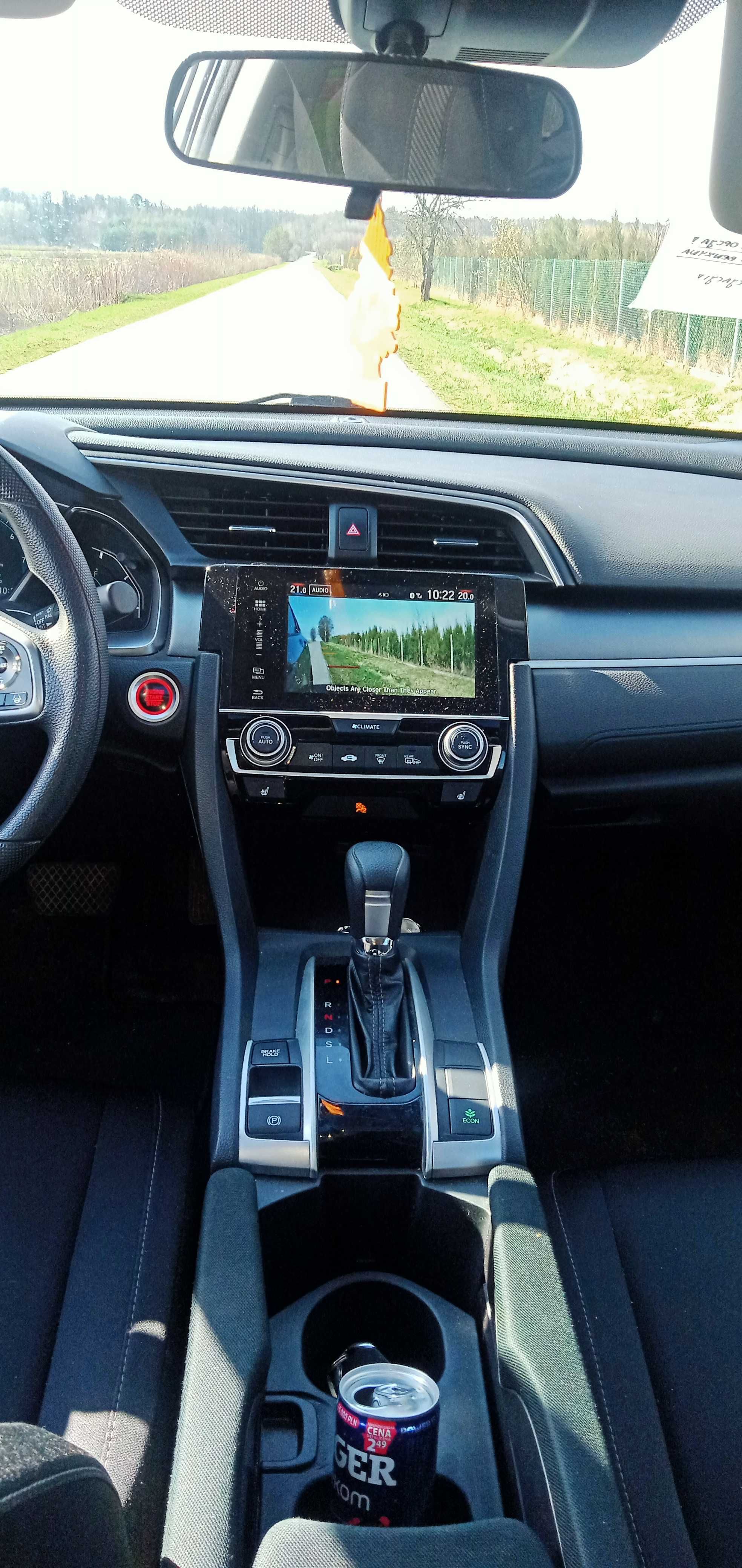Honda Civic 2.0 V-Tec 2017r  full opcja kamery w lusterkach, cofania