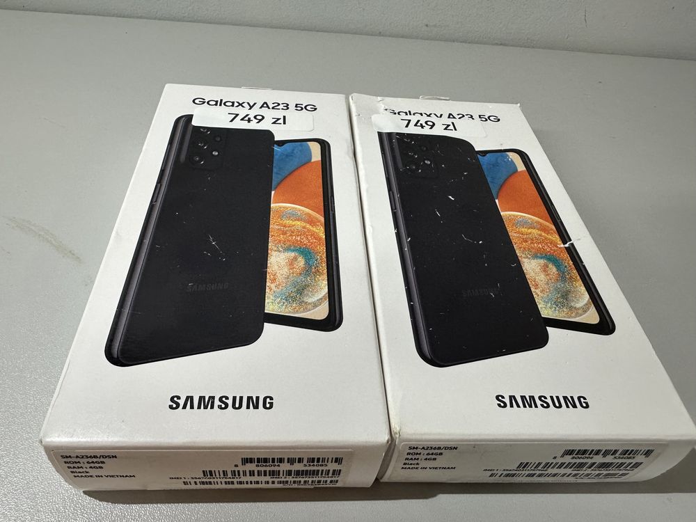 Samsung A23 5G 4/64 GB Czarny bez rat. Wroclaw sklep.