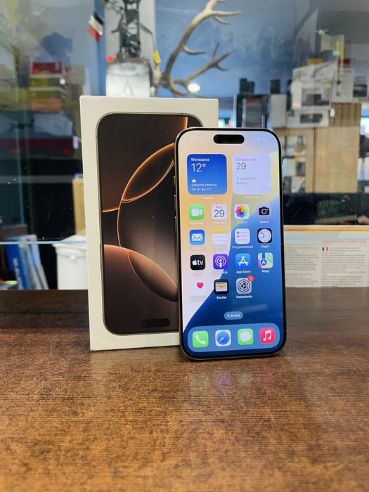 Iphone 16 pro 128gb desert titanium 100% gwarancja