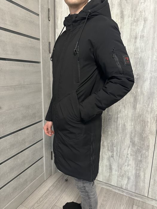 Чоловіча зимова довга куртка парка