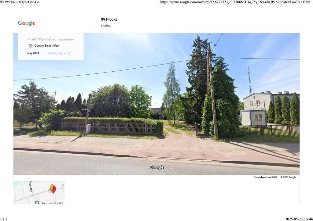 Płońsk działka inwestycyjna/budowlana