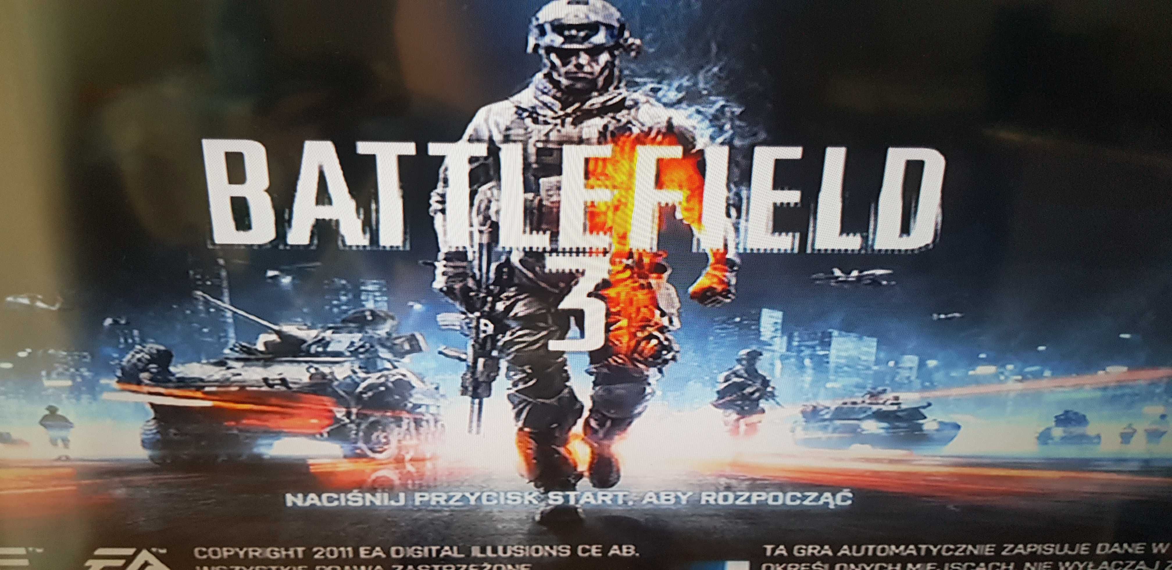 2 Gry PS3 - Battlefield 3 i 4 Dubbing PL