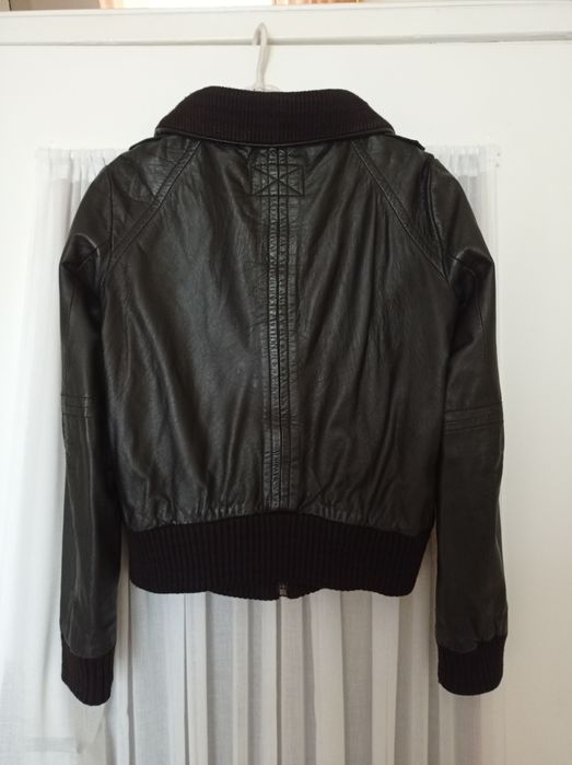 Zara Basic kurtka skórzana rozm L